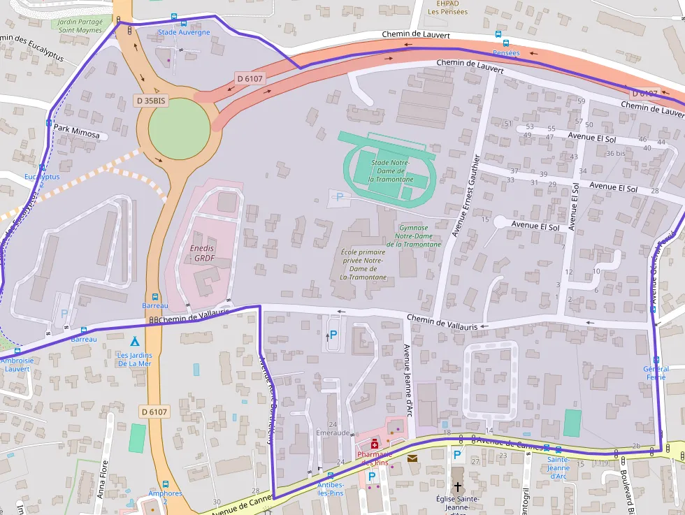 Appartement 60 m² trois pièces à vendre à Antibes