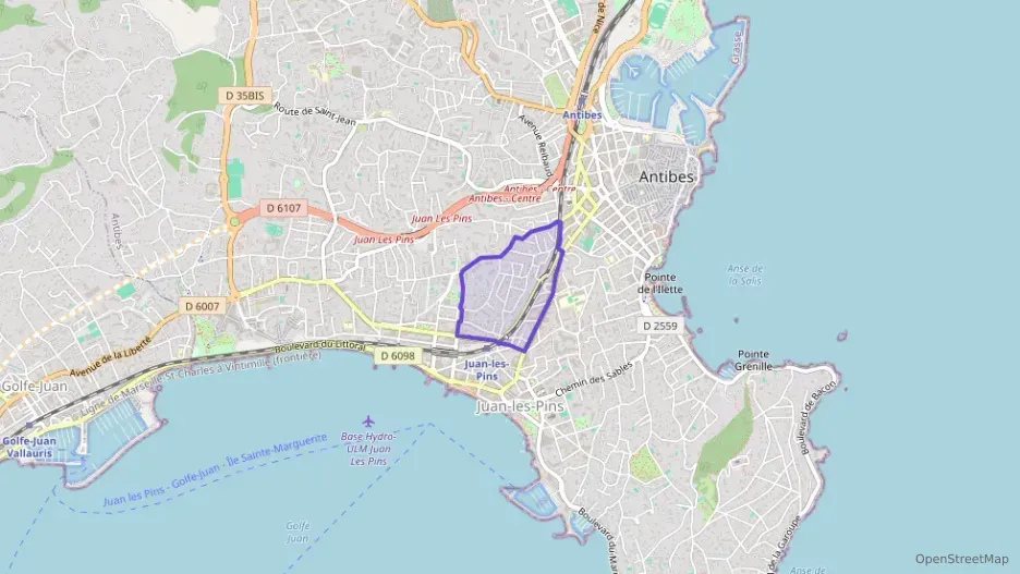 Appartement 47 m² deux pieces à vendre à Antibes