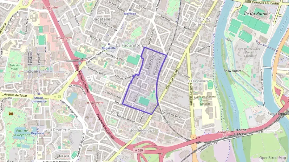 Appartement 43 m² deux pieces à vendre à Toulouse