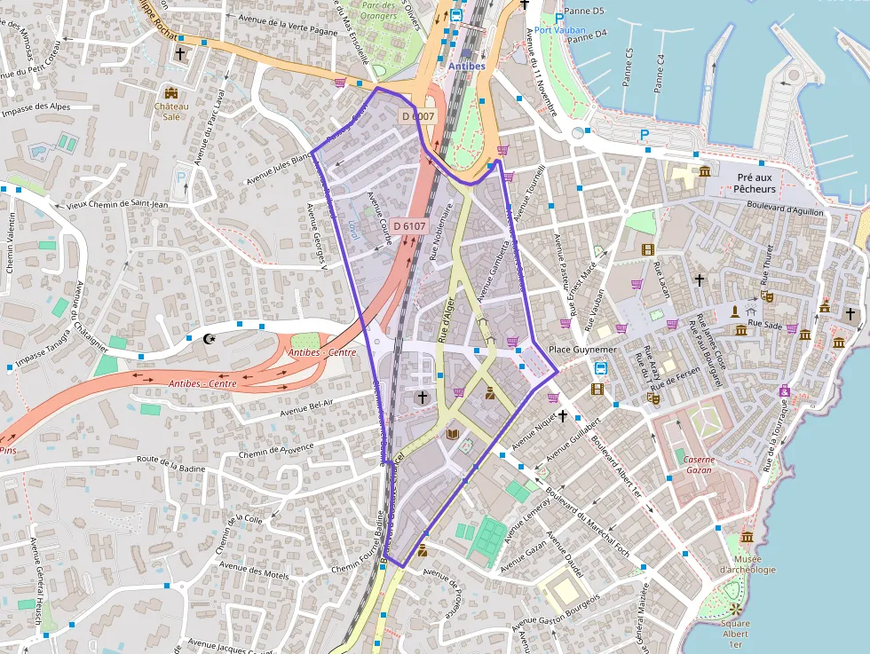 Appartement 70 m² trois pièces à vendre à Antibes