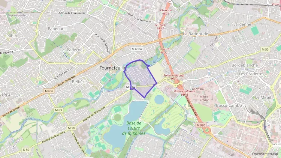 Appartement 61 m² trois pièces à vendre à Tournefeuille