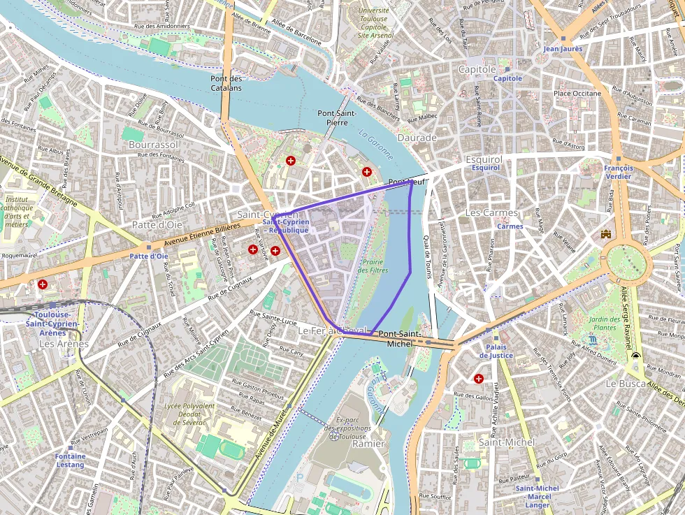 Appartement 55 m² deux pieces à vendre à Toulouse