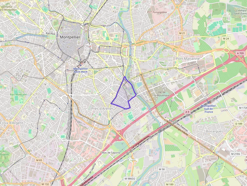 Appartement 72 m² trois pièces à vendre à Montpellier