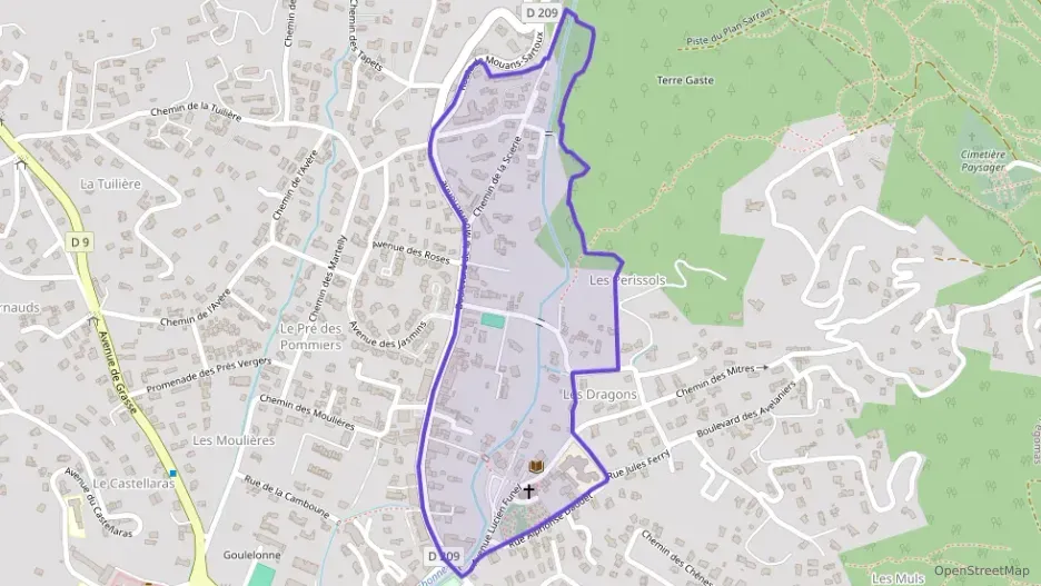 Appartement 45 m² deux pieces à vendre à Pégomas