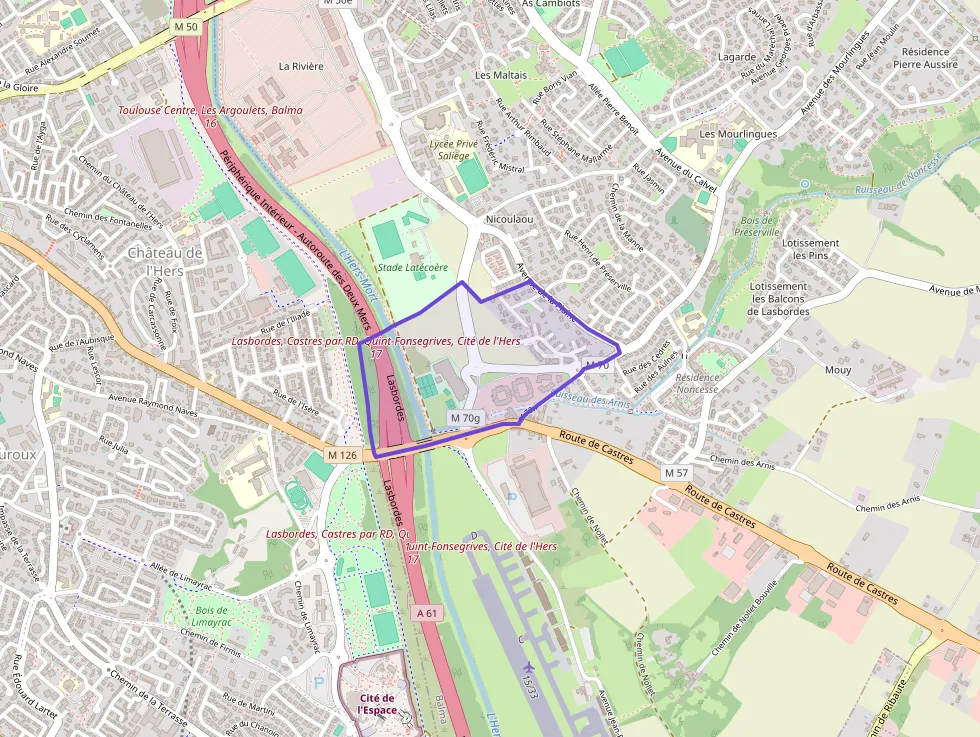 Appartement 63 m² trois pièces à vendre à Balma