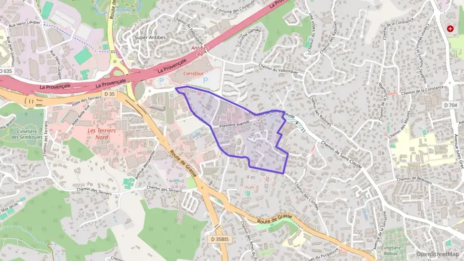 Appartement 77 m² quatre pièces à vendre à Antibes