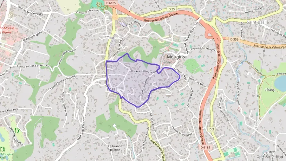 Appartement 73 m² trois pièces à vendre à Mougins