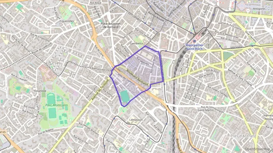 Appartement 53 m² deux pieces à vendre à Montpellier
