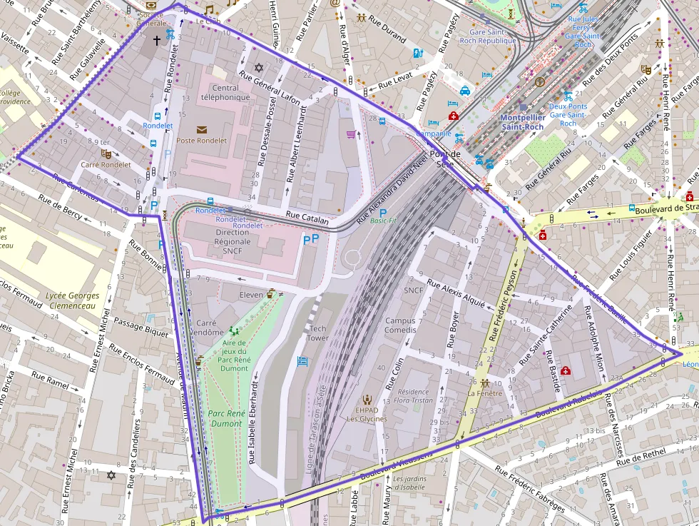 Appartement 89 m² quatre pièces à vendre à Montpellier