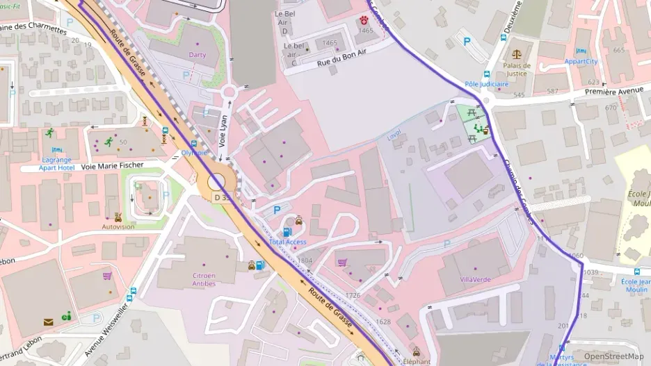 Appartement 40 m² deux pieces à vendre à Antibes