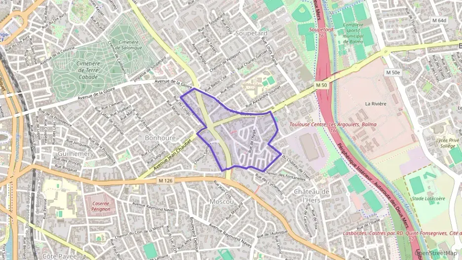 Appartement 50 m² deux pieces à vendre à Toulouse