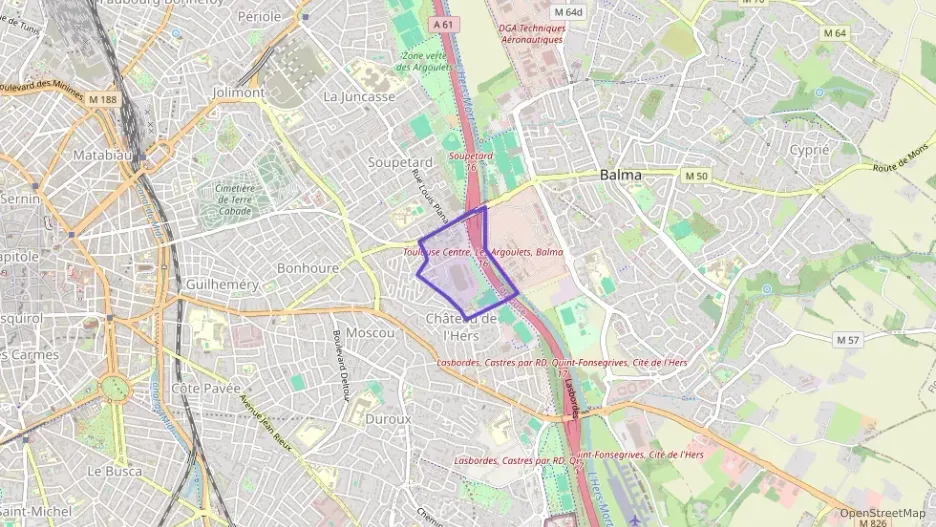 Appartement 54 m² trois pièces à vendre à Toulouse