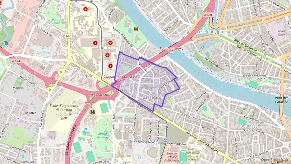 Appartement 75 m² trois pièces à vendre à Toulouse