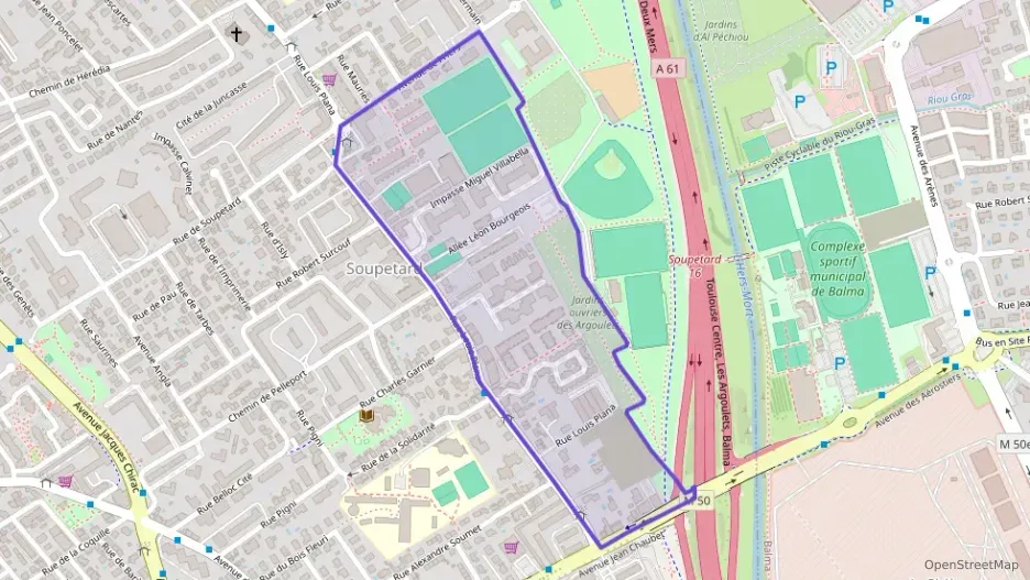 Appartement 54 m² deux pieces à vendre à Toulouse