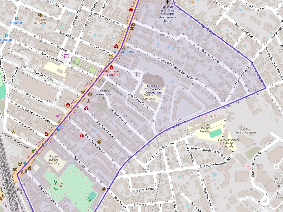 Appartement 60 m² trois pièces à vendre à Toulouse