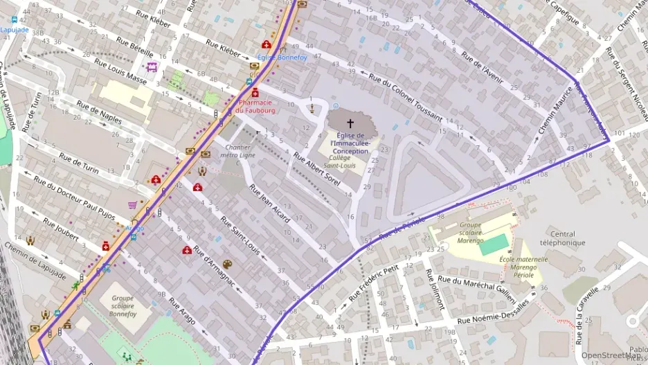 Appartement 68 m² quatre pièces à vendre à Toulouse