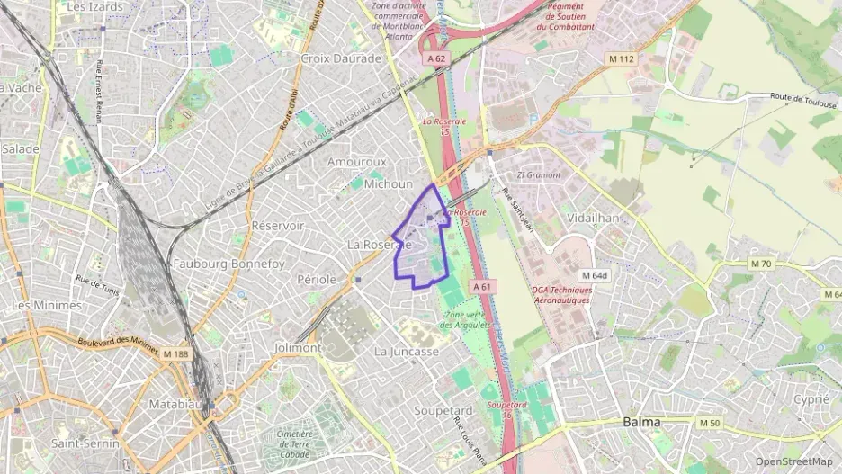 Appartement 40 m² une piece à vendre à Toulouse