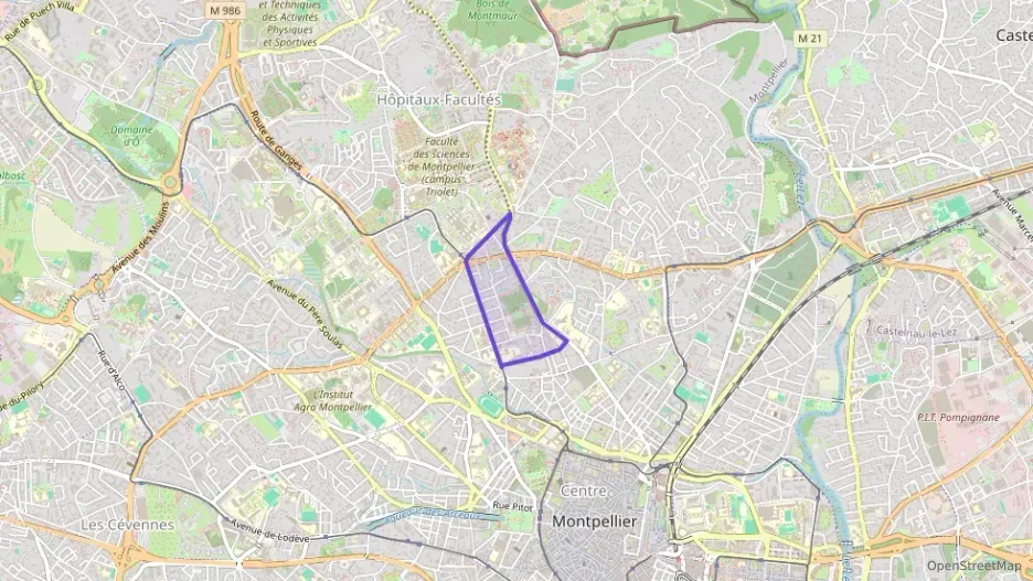 Appartement 59 m² trois pièces à vendre à Montpellier