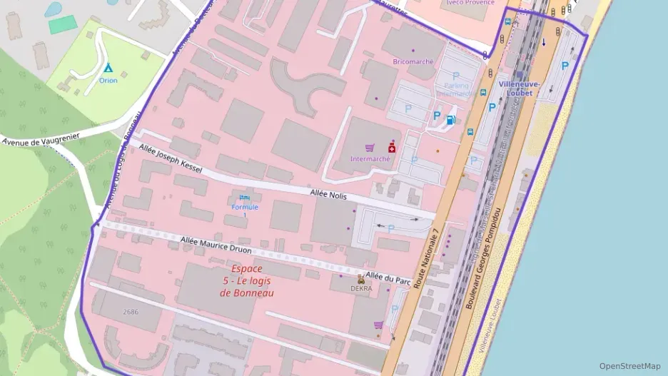 Appartement 47 m² deux pieces à vendre à Villeneuve-Loubet