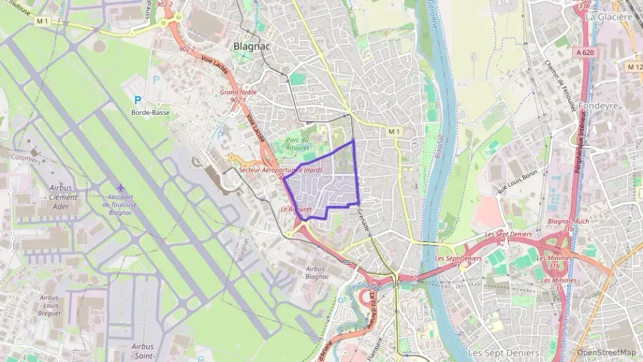 Appartement 58 m² trois pièces à vendre à Blagnac