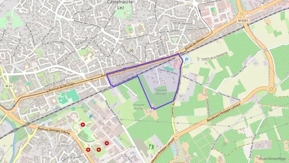 Appartement 56 m² trois pièces à vendre à Castelnau-le-Lez