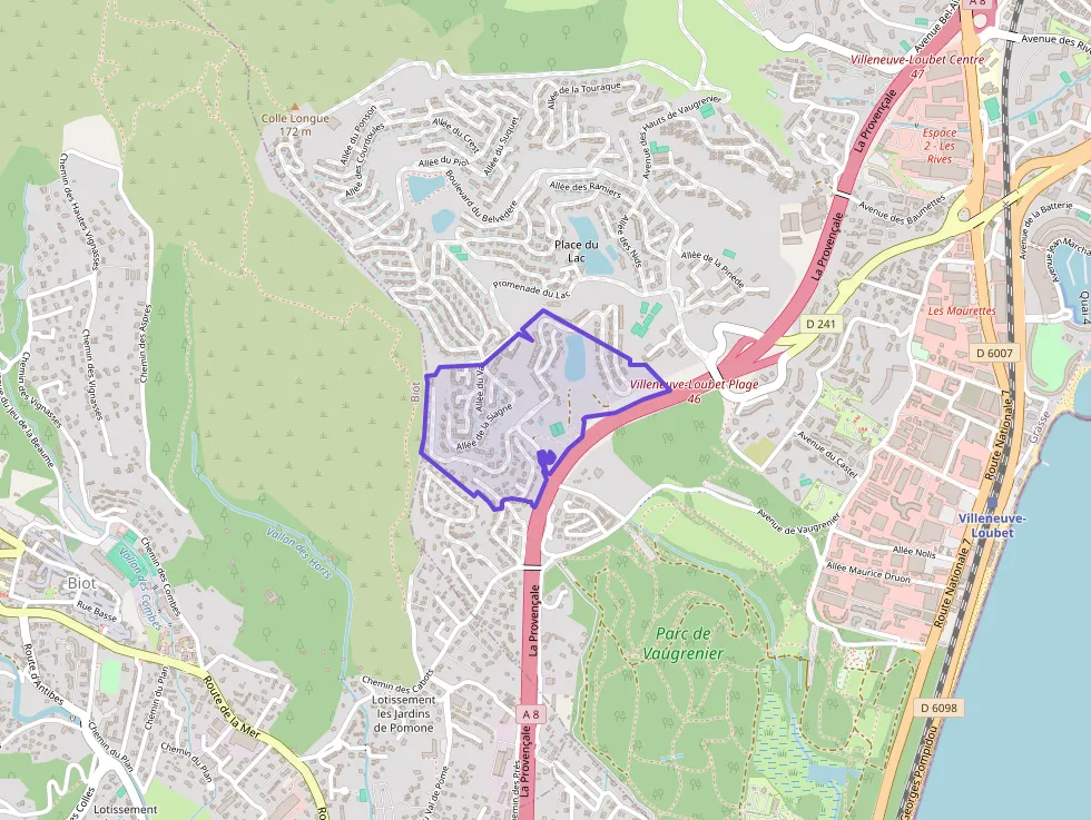 Appartement 71 m² trois pièces à vendre à Villeneuve-Loubet