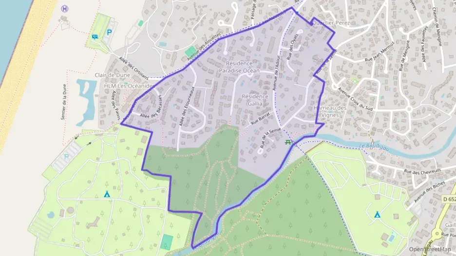 Appartement 60 m² trois pièces à vendre à Capbreton