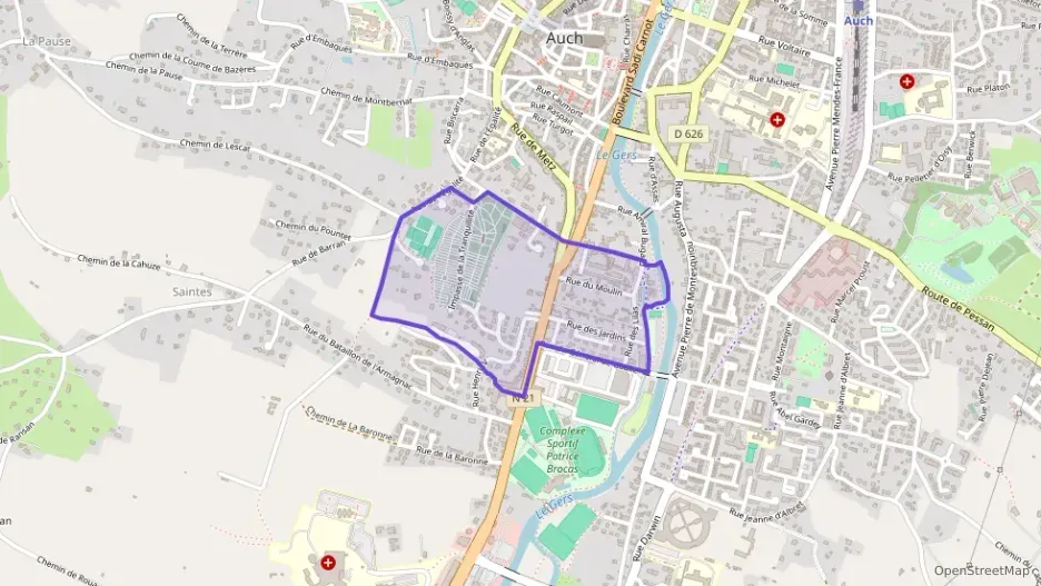 Appartement 55 m² trois pièces à vendre à Auch Appartement 55 m² trois pièces à vendre à Auch