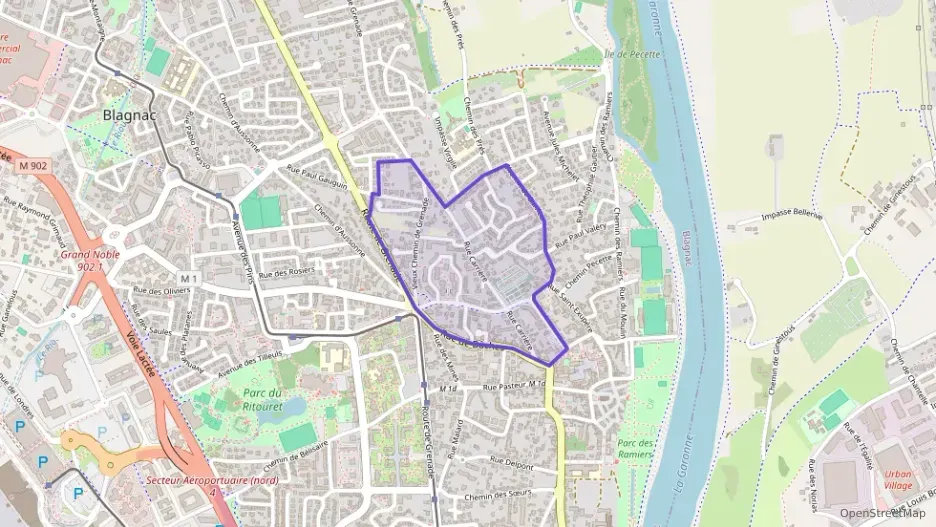Appartement 71 m² trois pièces à vendre à Blagnac