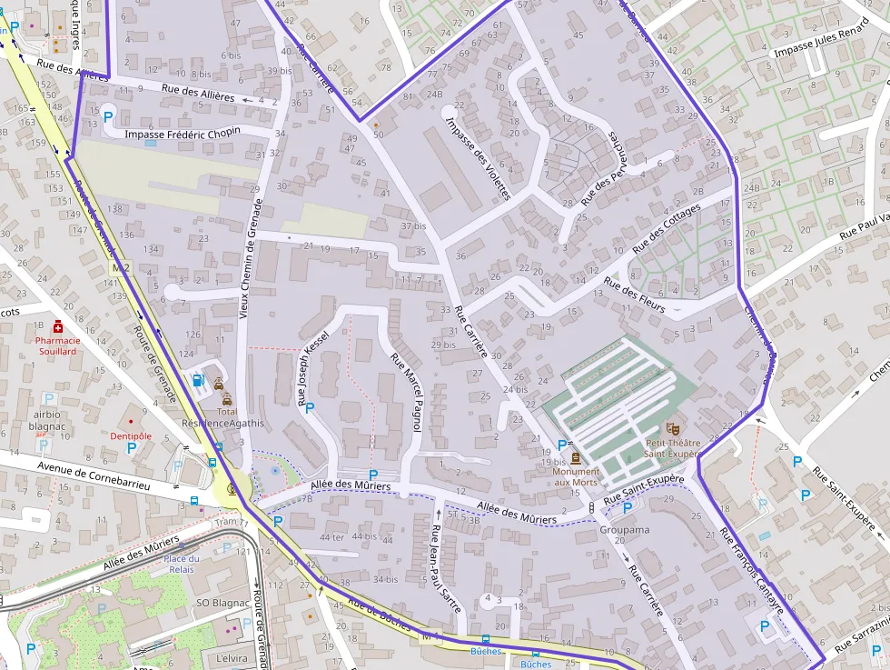 Appartement 65 m² trois pièces à vendre à Blagnac