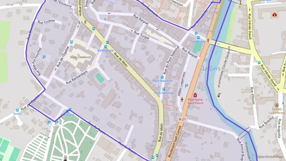 Appartement 89 m² cinq pièces à vendre à Auch Appartement 89 m² cinq pièces à vendre à Auch