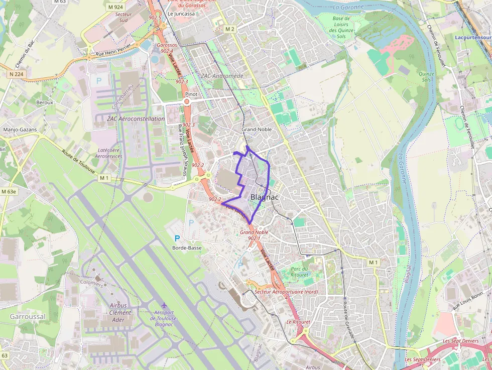 Appartement 46 m² deux pieces à vendre à Blagnac