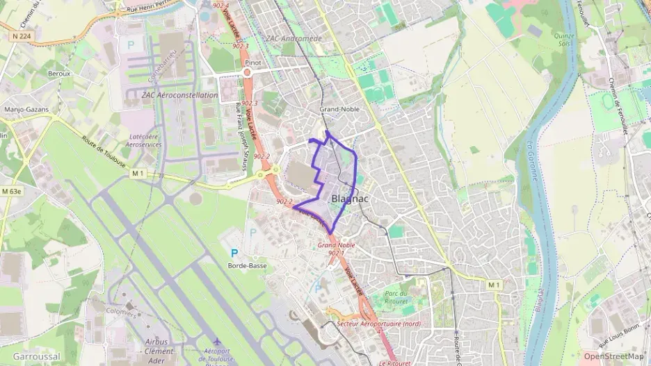 Appartement 46 m² deux pieces à vendre à Blagnac
