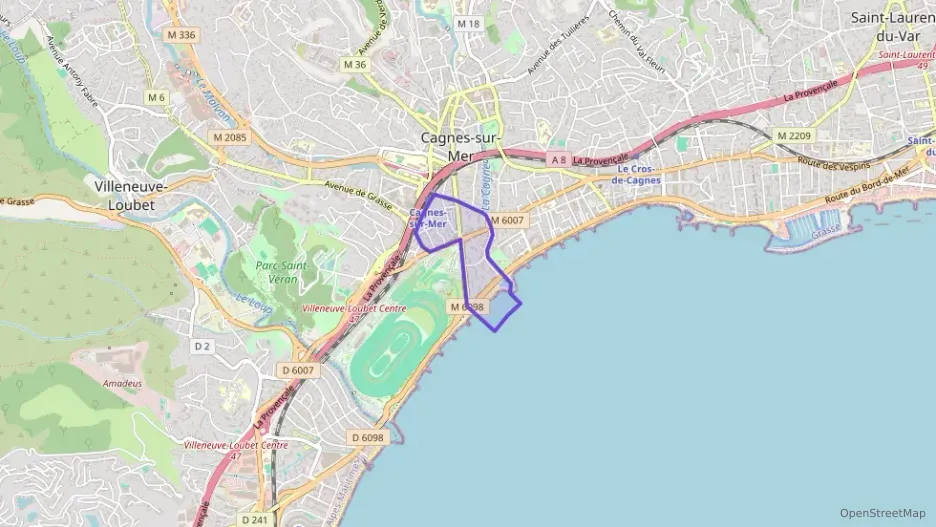 Appartement 62 m² deux pieces à vendre à Cagnes-sur-Mer