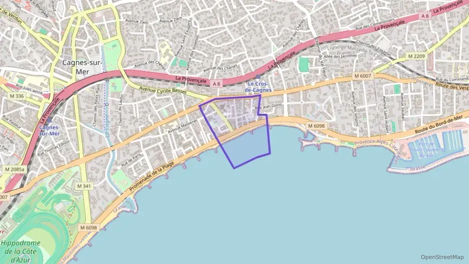 Appartement 62 m² deux pieces à vendre à Cagnes-sur-Mer