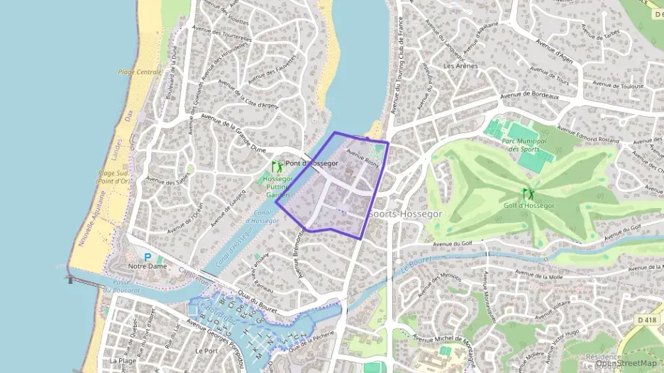 Appartement 62 m² trois pièces à vendre à Soorts-Hossegor Appartement 62 m² trois pièces à vendre à Soorts-Hossegor