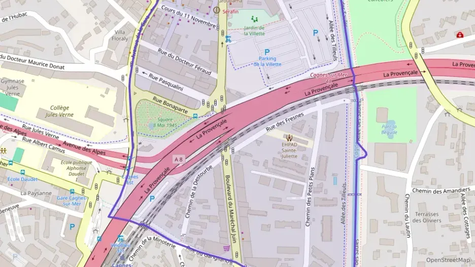 Appartement 49 m² deux pieces à vendre à Cagnes-sur-Mer