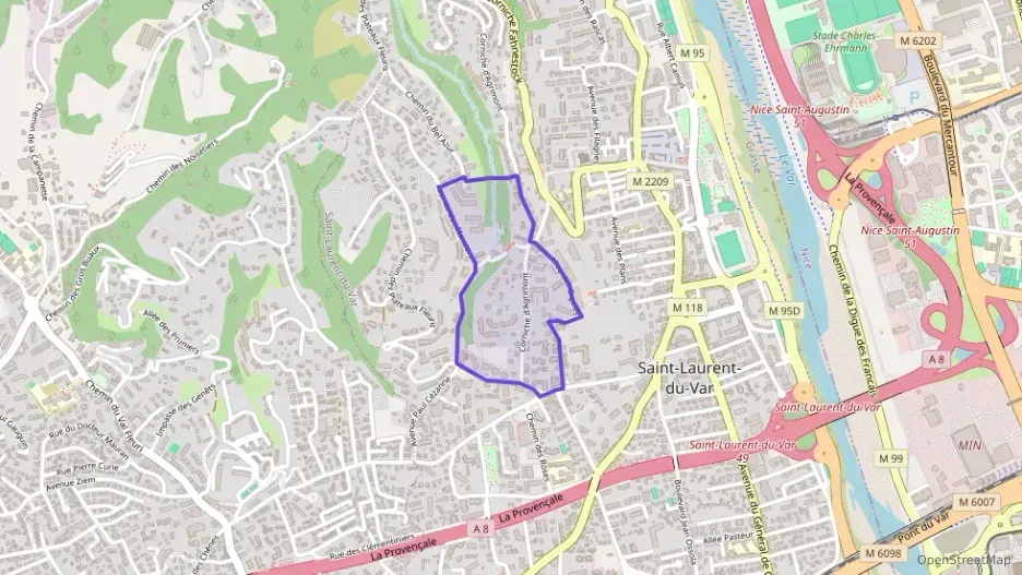 Appartement 67 m² deux pieces à vendre à Saint-Laurent-du-Var