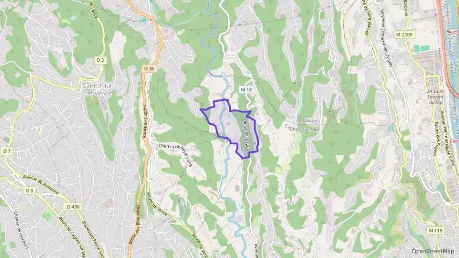 Appartement 40 m² deux pieces à vendre à Cagnes-sur-Mer