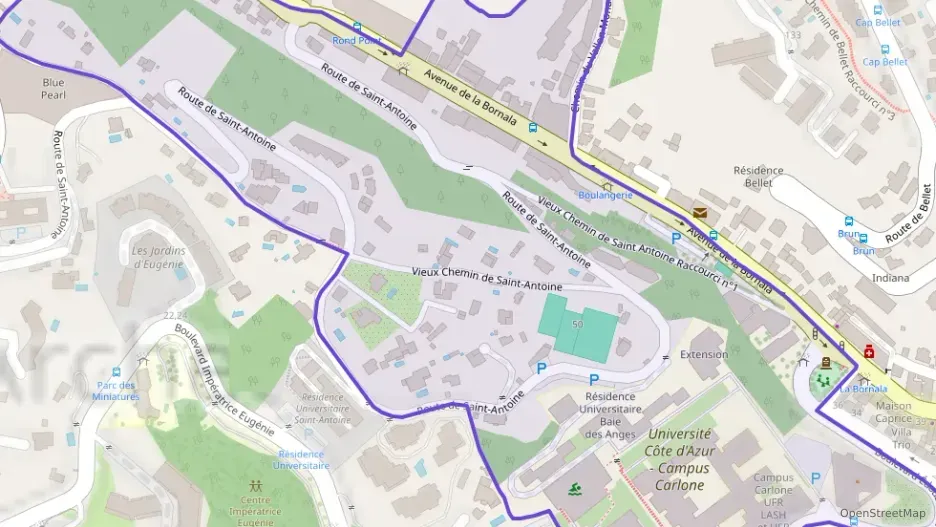 Appartement 45 m² une piece à vendre à Nice