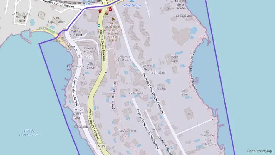 Appartement 50 m² deux pieces à vendre à Saint-Jean-Cap-Ferrat