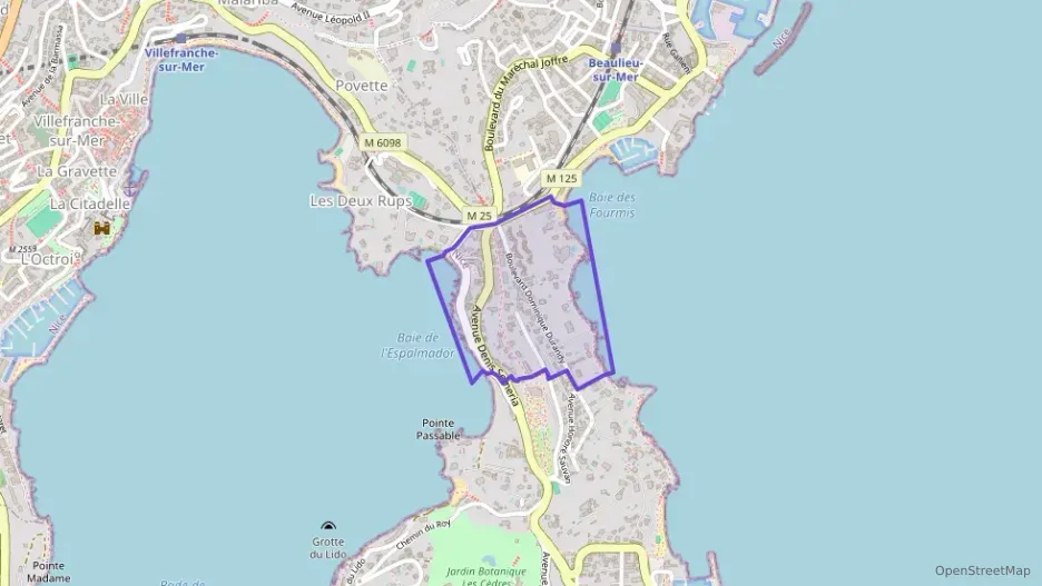 Appartement 50 m² deux pieces à vendre à Saint-Jean-Cap-Ferrat