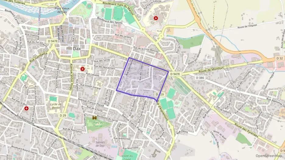 Appartement 60 m² trois pièces à vendre à Dax
