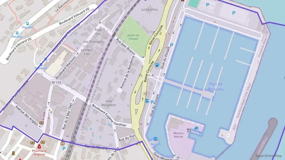 Appartement 60 m² trois pièces à vendre à Beaulieu-sur-Mer Appartement 60 m² trois pièces à vendre à Beaulieu-sur-Mer