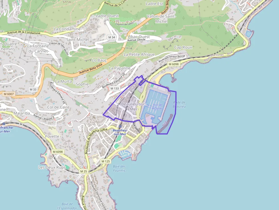 Appartement 60 m² trois pièces à vendre à Beaulieu-sur-Mer