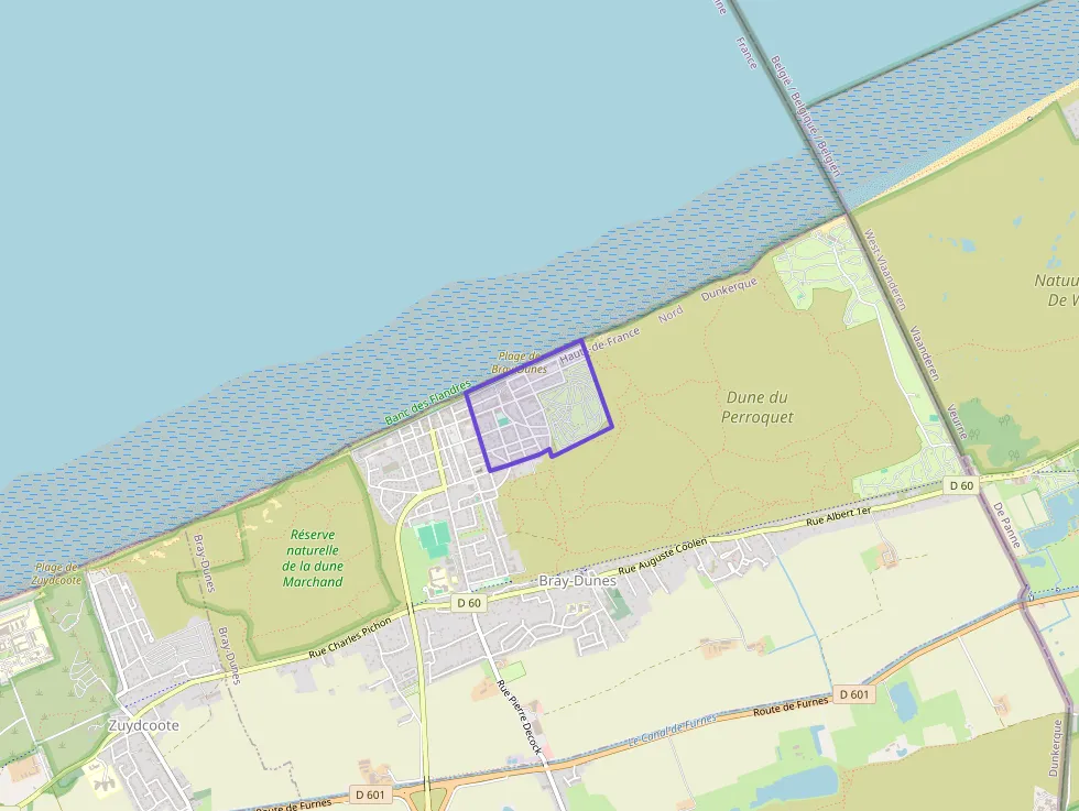 Appartement 66 m² trois pièces à vendre à Bray-Dunes