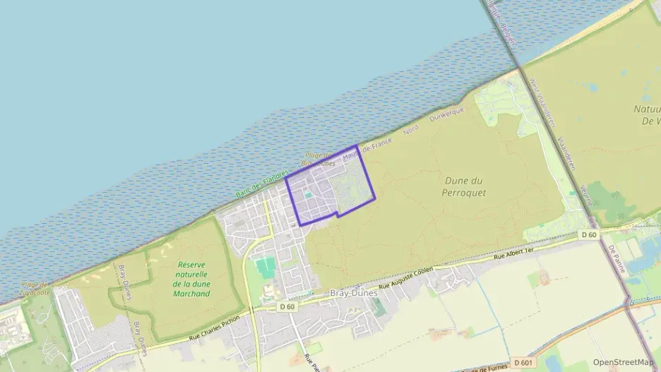 Appartement 66 m² trois pièces à vendre à Bray-Dunes