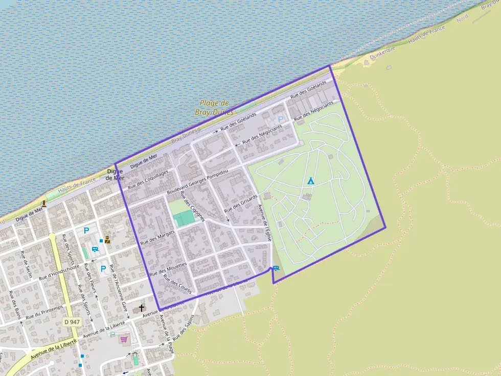 Appartement 77 m² quatre pièces à vendre à Bray-Dunes