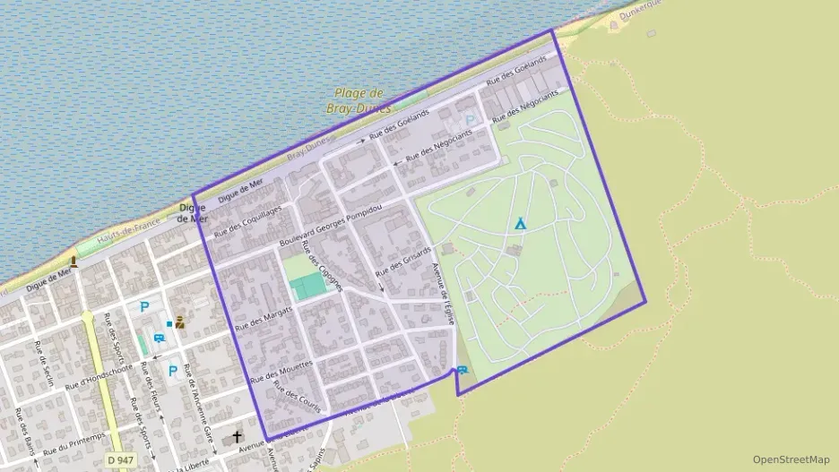 Appartement 46 m² trois pièces à vendre à Bray-Dunes