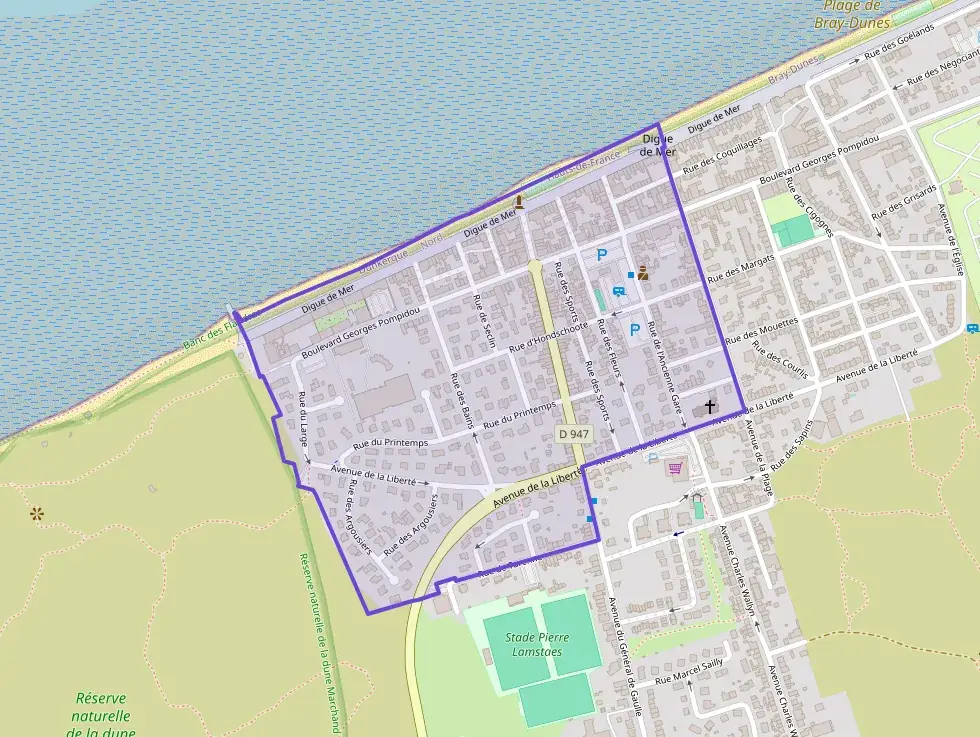 Appartement 50 m² deux pieces à vendre à Bray-Dunes